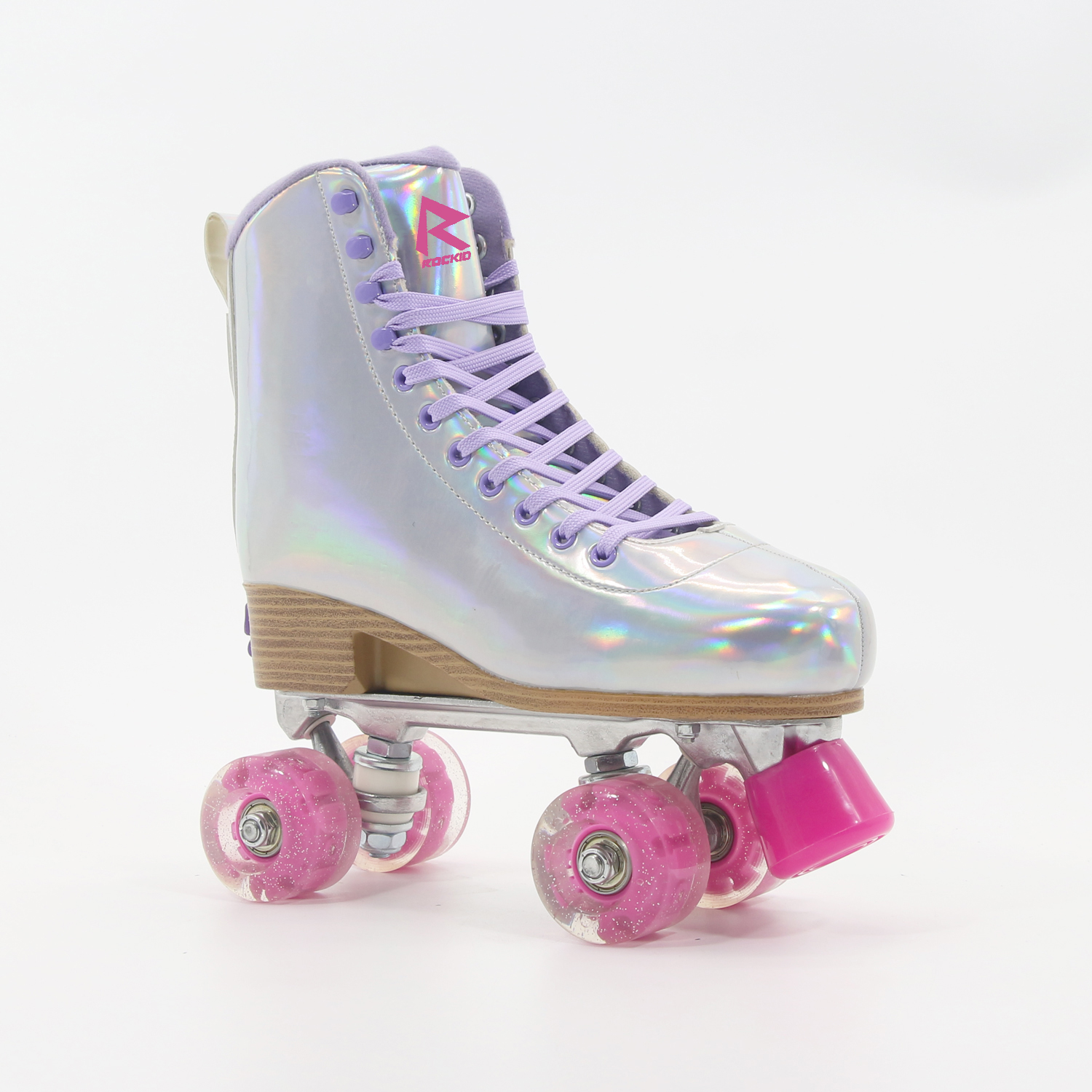 OEM Neuer Lasermaterial Quad Disco Roller Skate
