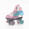 Neue Materialien Künstlerische Disco Sneaker Quad Rollschuhe